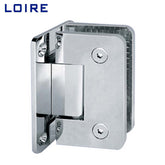 China Manufacturing Standard Duty Shower Hinges Wall Mount Glass Clamp Full Back Plate Factory Price L-2101